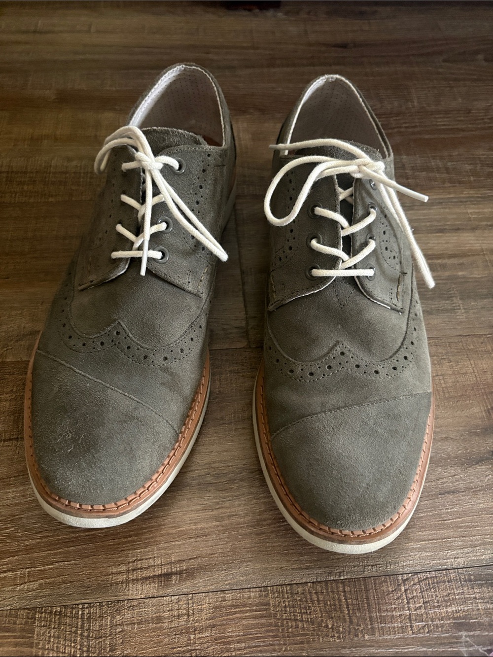 Toms suede shoes
